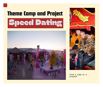 THEME CAMP AND PROJECT SPEED DATING